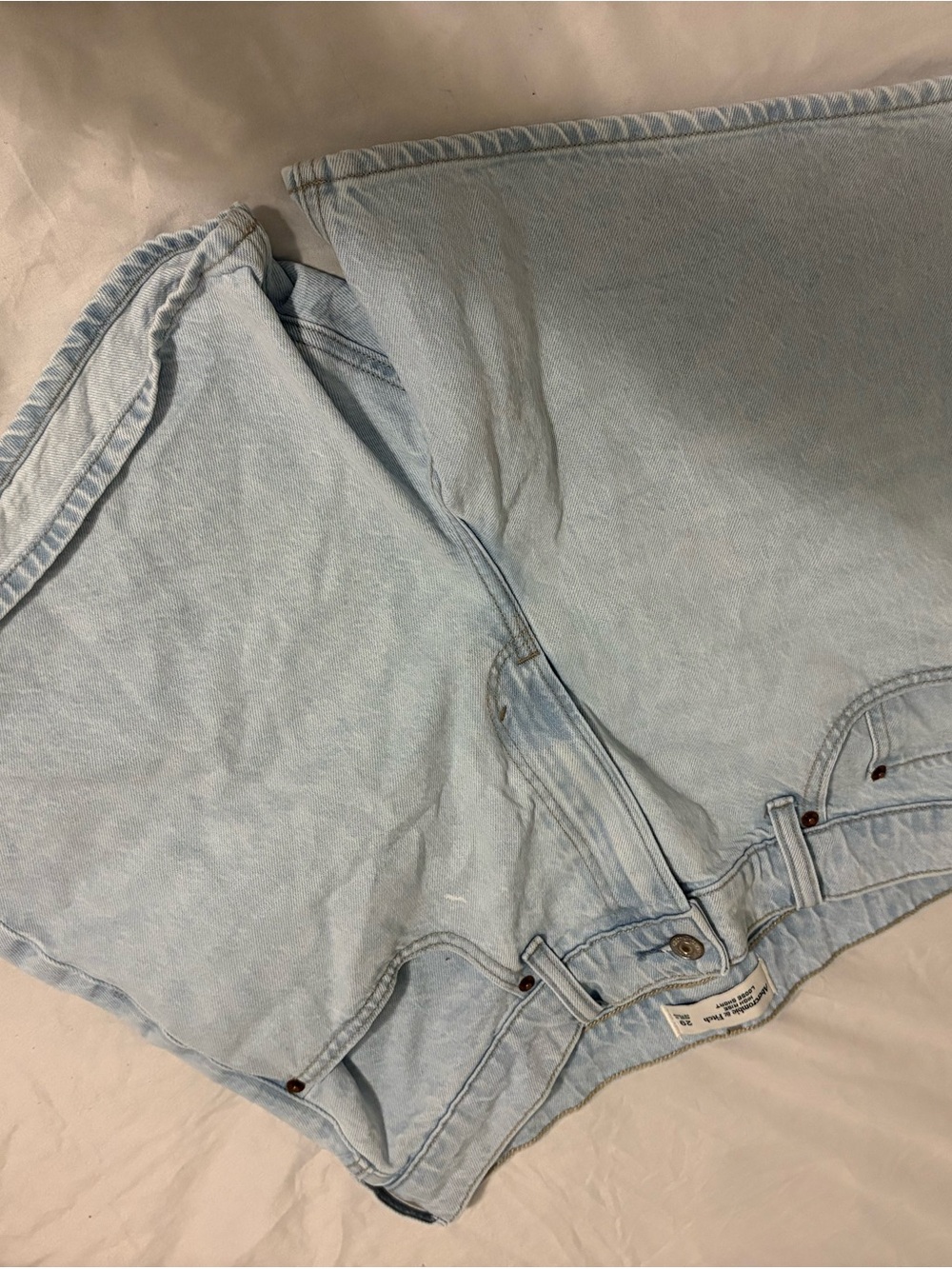 Abercrombie & Fitch Light Blue Boyfriend Jeans